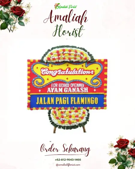 Sewa Papan Bunga Kompol